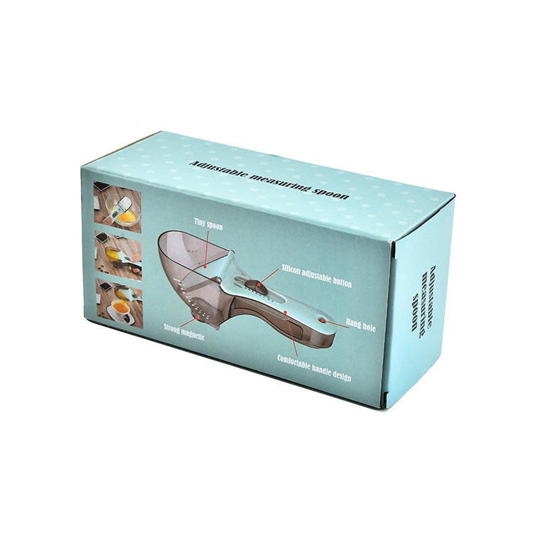 Dụng cụ nhà bếp thìa đo nhựa điều chỉnh, bộ dụng cụ đo nướng, bộ 1 lớn 1 nhỏ, 4 cái nhỏ, 3 cái lớn