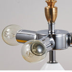 Đèn bàn kim loại LED E14 hình nấm trang trí phòng ngủ, phích cắm EU, S Đen, L Đen, S Trắng, L Trắng, S Vàng, L Vàng