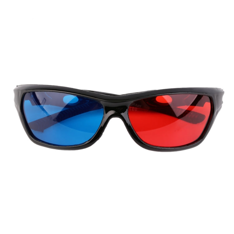 2 chiếc kính nhựa 3D đa năng gọng đen kính 3D cho phim anaglyph chiều sâu trò chơi DVD video, 2 chiếc đa năng