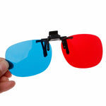 Kính 3D nổi stereo đỏ và xanh dương dành cho cận thị và xem phim 3D trên máy tính TV chuyên dụng