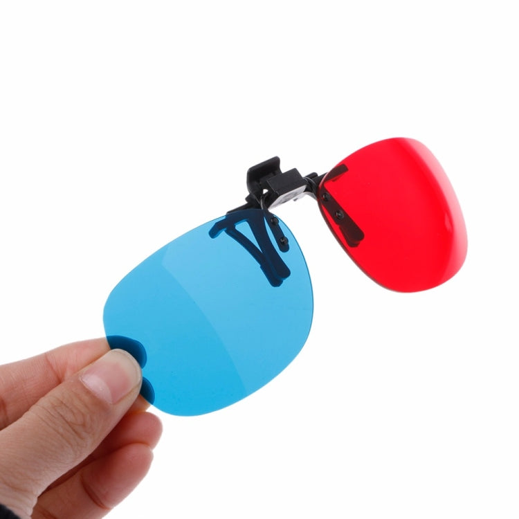 Kính 3D nổi stereo đỏ và xanh dương dành cho cận thị và xem phim 3D trên máy tính TV chuyên dụng