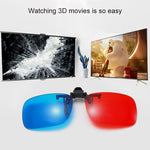 Kính 3D nổi stereo đỏ và xanh dương dành cho cận thị và xem phim 3D trên máy tính TV chuyên dụng