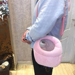 Pet Bag Small Pet Hamster Carrier Pure Color Leash Travel Bag, S