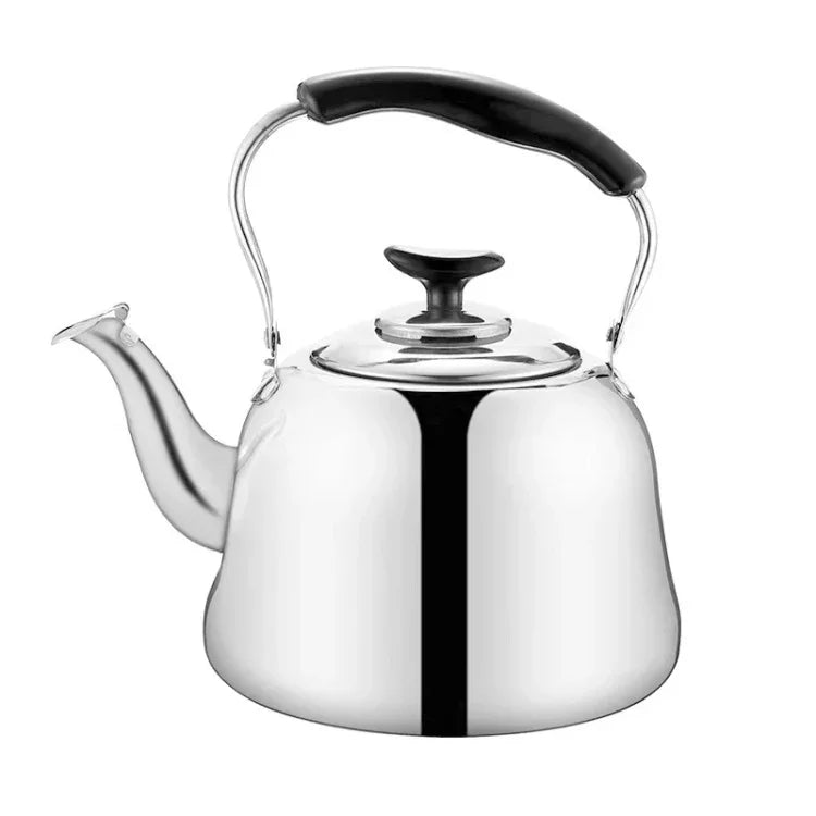 Ấm còi thép không gỉ cho bếp từ, âm thanh piano cổ điển, ấm hát không từ tính, dung tích 1L, 1,5L, 2L, 3L