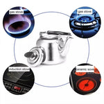 Ấm còi thép không gỉ cho bếp từ, âm thanh piano cổ điển, ấm hát không từ tính, dung tích 1L, 1,5L, 2L, 3L