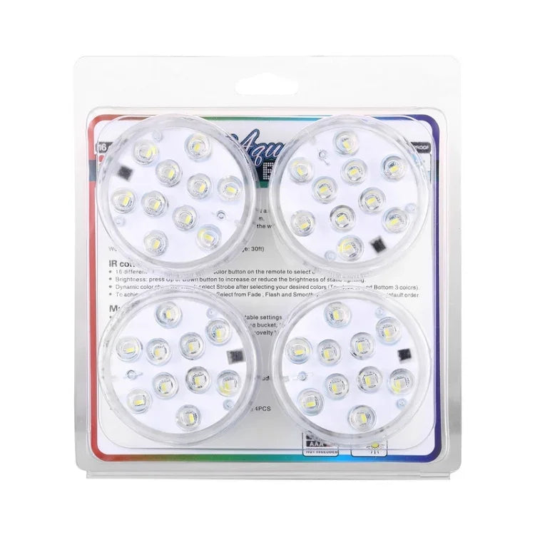 Đèn bấm lặn RGB chống nước bể cá, đèn chìm dưới nước