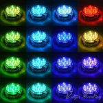 Đèn bấm lặn RGB chống nước bể cá, đèn chìm dưới nước