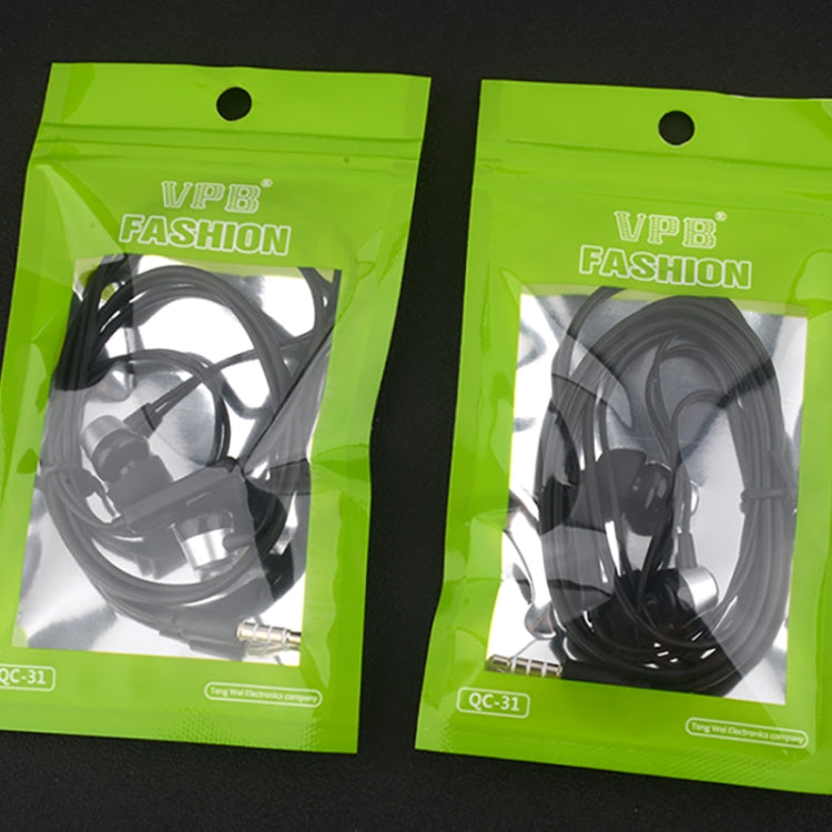 Tai nghe thể thao có dây VPB S3 Super Bass 3.5mm, tai nghe earbuds có mic rảnh tay cho Samsung MP3