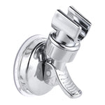 Giá đỡ tay cầm vòi sen mạ chrome gắn tường phòng tắm, giá đỡ hút điều chỉnh, mạ hoàn toàn
