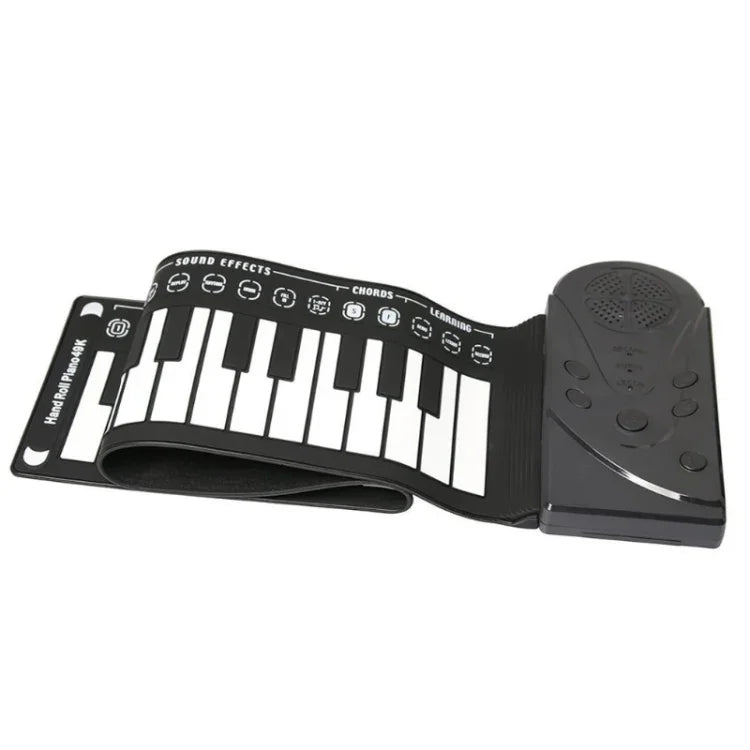 Đàn Piano Cuộn Tay 49 Phím Di Động Có Loa Cho Trẻ Em Người Mới Tập Luyện Đàn Piano Điện Tử, Đàn Piano Cuộn Tay 49 Phím