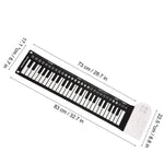 Đàn Piano Cuộn Tay 49 Phím Di Động Có Loa Cho Trẻ Em Người Mới Tập Luyện Đàn Piano Điện Tử, Đàn Piano Cuộn Tay 49 Phím