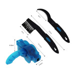 Bộ Dụng Cụ Vệ Sinh Bánh Xích Xe Đạp, Bàn Chải Cọ Rửa, Dụng Cụ Sửa Chữa, 3