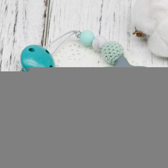 Dây kẹp núm vú silicone tự làm cho bé, Chuỗi kẹp núm vú nhiều màu sắc