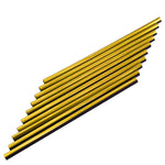 10 PCS Car Interior Mouldings Decorative Air Conditioning Outlet U-shaped Bright Strip Clip, Red, Gold