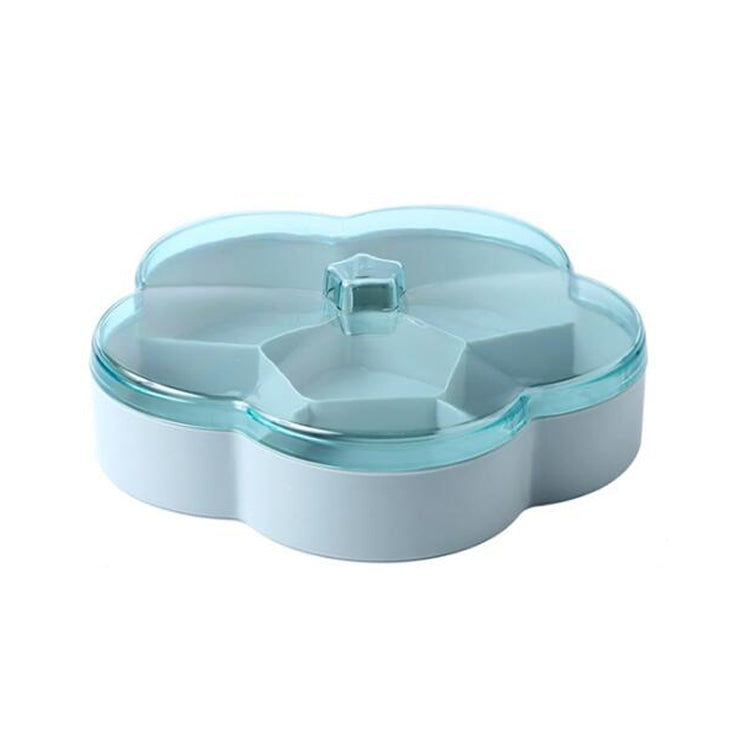 Hộp đựng kẹo cưới hình hoa trong suốt, đựng đồ ăn nhẹ và trái cây sấy, một lớp, hai lớp