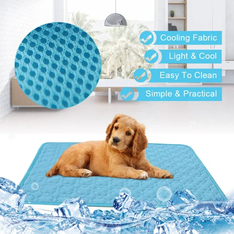 SFB104 Thảm Làm Mát Mùa Hè Chăn Đệm Giường Thú Cưng Chó Mèo, 50x40cm, 63x50cm, 70x56cm, 102x70cm