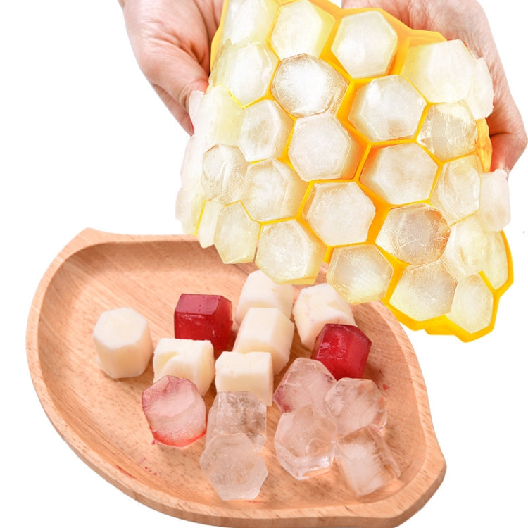 Khuôn làm đá viên tổ ong 37 ô, làm kem, khuôn làm kem que DIY, hộp đá sữa chua, đồ đông lạnh tủ lạnh