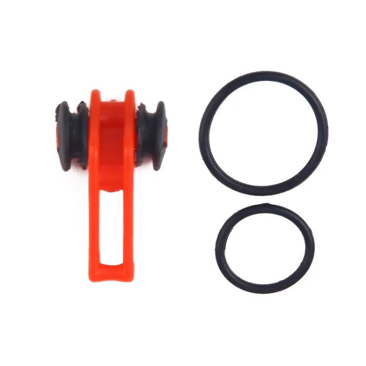 10 cái/túi giữ móc câu nhựa cho cần câu, mồi câu, dụng cụ câu an toàn, màu đỏ, tím, đen, xanh dương, vàng, hồng, cam, xanh lá