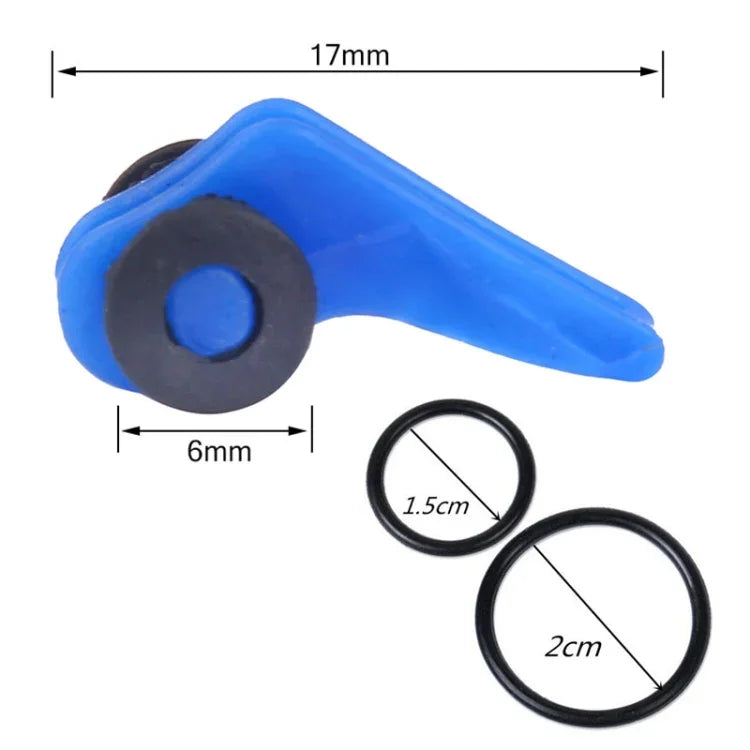 10 cái/túi giữ móc câu nhựa cho cần câu, mồi câu, dụng cụ câu an toàn, màu đỏ, tím, đen, xanh dương, vàng, hồng, cam, xanh lá