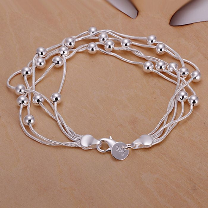 Vòng tay thời trang mạ bạc 925