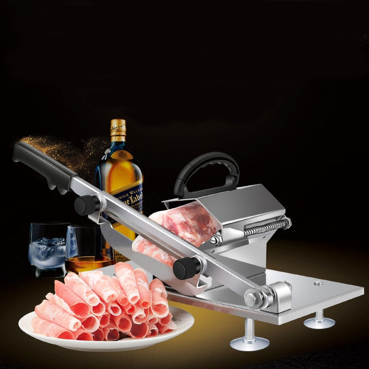 Máy cắt thịt rau củ gia đình bằng hợp kim thép không gỉ, điều chỉnh độ dày thủ công, máy cắt thịt