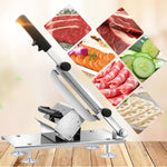 Máy cắt thịt rau củ gia đình bằng hợp kim thép không gỉ, điều chỉnh độ dày thủ công, máy cắt thịt