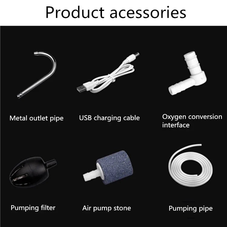 Bơm nước tự động LINNHUE sạc bơm hút nước bơm sục khí câu cá ngoài trời, LINNHUE