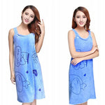 Khăn tắm thời trang cho nữ, khăn tắm ma thuật nhanh khô có thể mặc được, dùng cho bãi biển, spa, áo choàng tắm, váy tắm