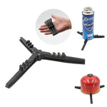 Giá đỡ bình gas phẳng ngoài trời, đế bình gas dài ba chân, giá đỡ bình gas gập được, giá đỡ bình gas