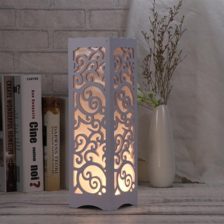 Đèn ngủ LED tiết kiệm năng lượng thiết kế rỗng khắc đơn giản hiện đại trang trí phòng ngủ phòng học