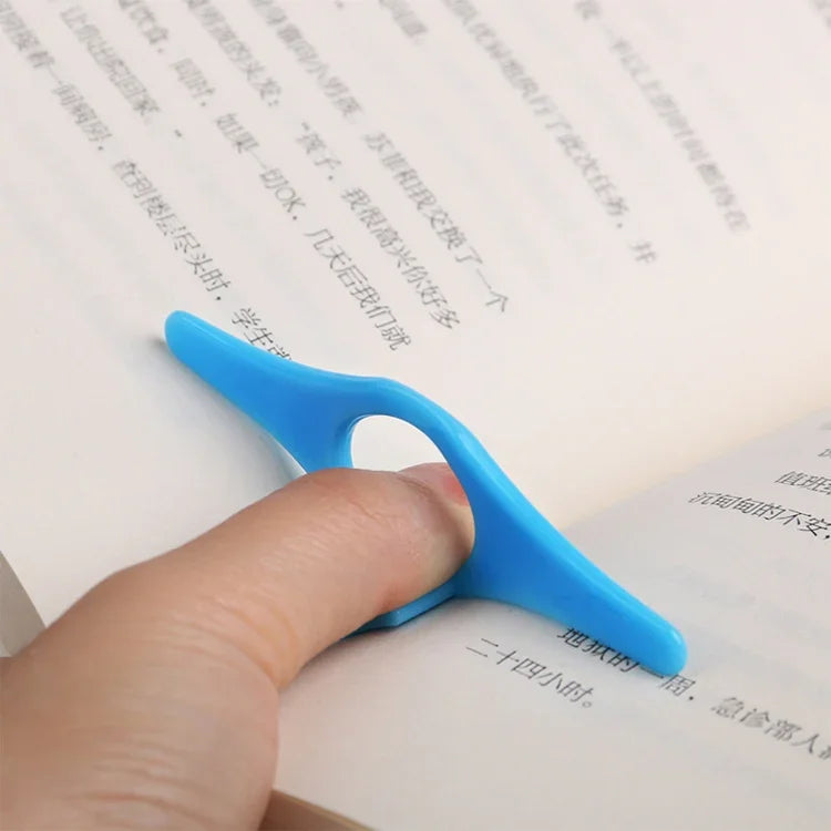 8 chiếc kẹp sách đa chức năng tiện lợi hình ngón cái, vòng đánh dấu sách