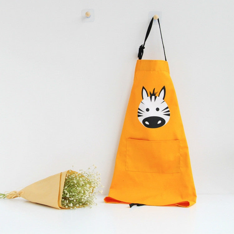 Áo choàng không tay cotton hình động vật hoạt hình cho cha mẹ và con cái, tạp dề trẻ em size S, tạp dề người lớn size L