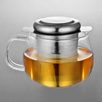 Bình lọc trà bằng thép không gỉ có nắp dùng làm khay nhỏ giọt, bình lọc trà bằng thép không gỉ