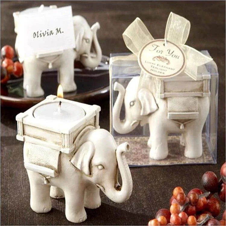 Đế Nến Tea Light Hình Voi Cổ Điển, Đế Nến Tea Light, Đèn Cầy Tea Light, Trang Trí Nhà Cưới, Đế Nến Tea Light Hình Voi