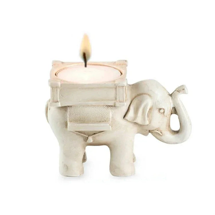 Đế Nến Tea Light Hình Voi Cổ Điển, Đế Nến Tea Light, Đèn Cầy Tea Light, Trang Trí Nhà Cưới, Đế Nến Tea Light Hình Voi