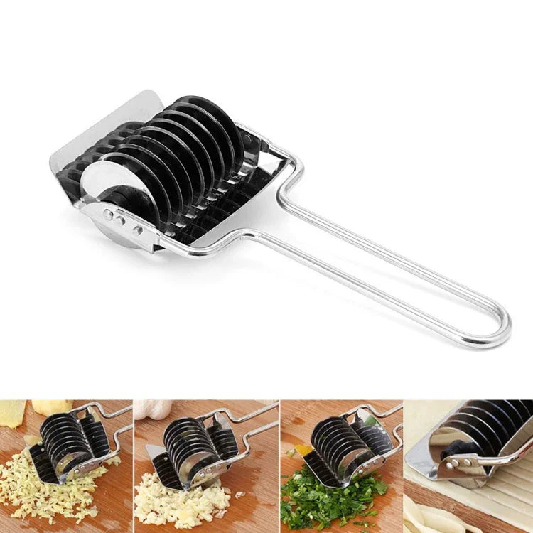 Máy cắt mì thủ công bằng thép không gỉ, dụng cụ làm bánh cho nhà bếp, máy cắt mì 2