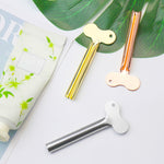 3 chiếc dụng cụ vắt kem đánh răng bằng thép không gỉ, dụng cụ vắt tóc, dụng cụ nhuộm tóc kim loại bán nguyệt, dụng cụ vắt tóc