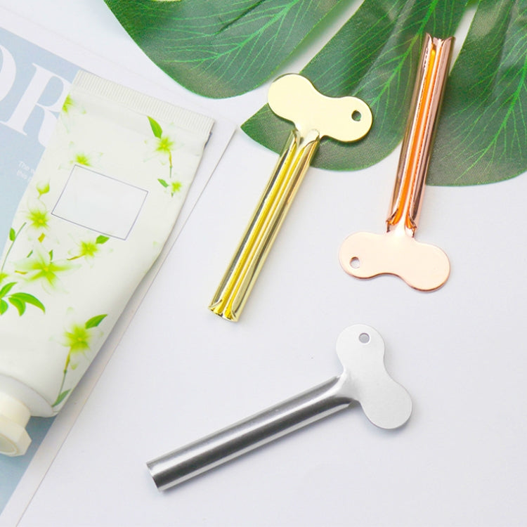 3 chiếc dụng cụ vắt kem đánh răng bằng thép không gỉ, dụng cụ vắt tóc, dụng cụ nhuộm tóc kim loại bán nguyệt, dụng cụ vắt tóc