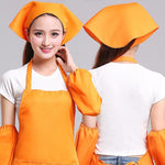 Mũ turban công việc bếp cho nam nữ phục vụ, khăn tam giác, mũ đầu bếp, có thể điều chỉnh
