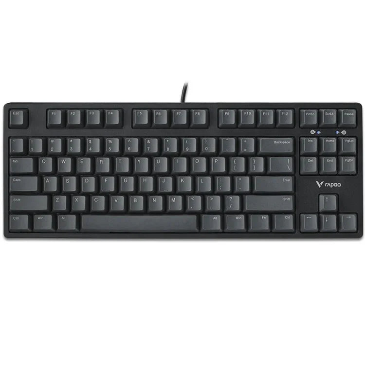Bàn phím cơ chơi game có dây Rapoo V860 cho máy tính để bàn, 61 phím, 87 phím, 104 phím