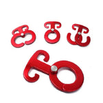 Móc đa năng ngoài trời hình chữ T bằng hợp kim nhôm tự khóa, móc carabiner an toàn cho cắm trại đi bộ, móc tự khóa hình chữ T