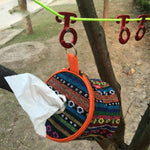 Móc đa năng ngoài trời hình chữ T bằng hợp kim nhôm tự khóa, móc carabiner an toàn cho cắm trại đi bộ, móc tự khóa hình chữ T