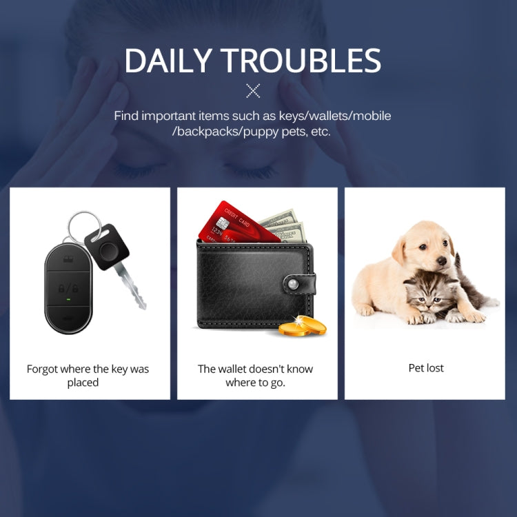 Móc khóa định vị GPS tìm ví chó mèo trẻ em chống mất, Thẻ theo dõi Bluetooth tìm kiếm thông minh, Tìm kiếm thông minh Trắng, Tìm kiếm thông minh Đen, Tìm kiếm thông minh Xanh dương, Tìm kiếm thông minh Xanh lá, Tìm kiếm thông minh Đỏ