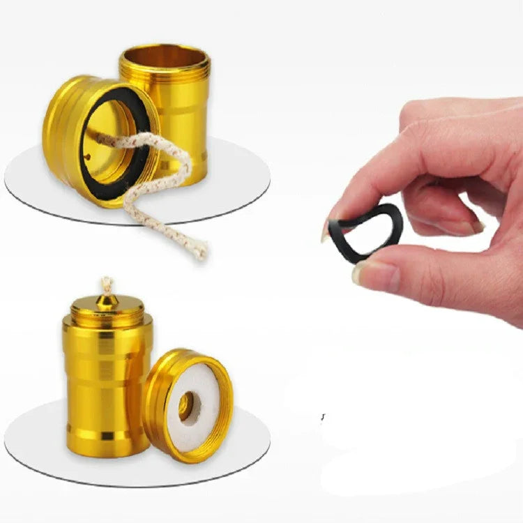Đèn cồn kim loại mini di động cho cắm trại ngoài trời và phòng thí nghiệm