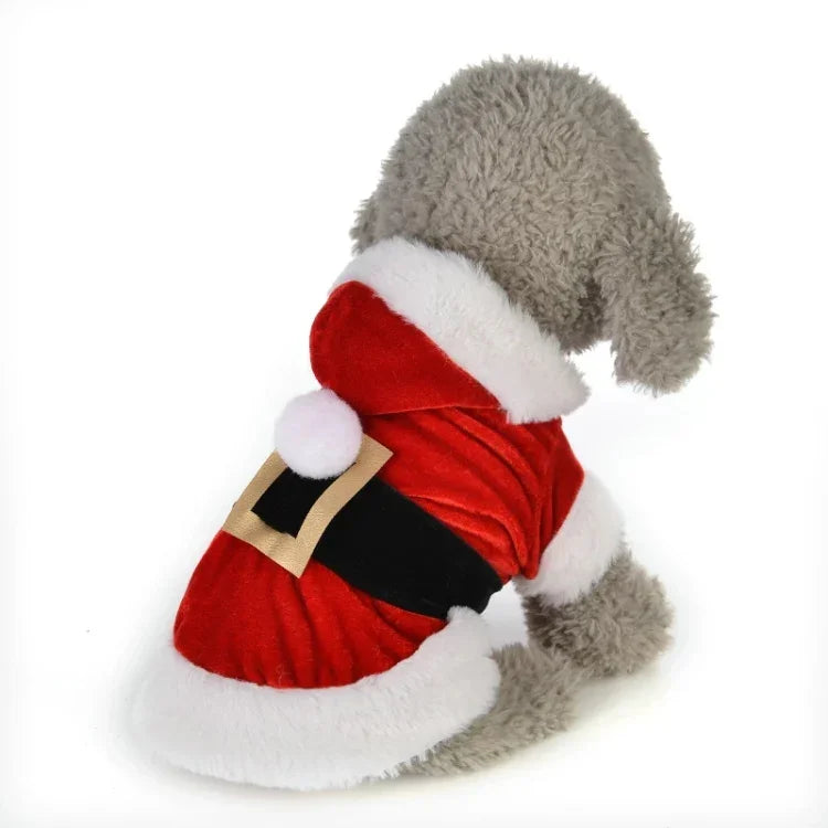 Quần Áo Giáng Sinh Cho Chó Nhỏ Trang Phục Ông Già Noel Áo Khoác Mùa Đông Cho Thú Cưng, L, M, S, XS, XXS