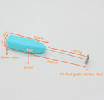 Máy đánh trứng cầm tay điện gia dụng mini bằng thép không gỉ, máy xay trứng, cà phê, sữa, trà