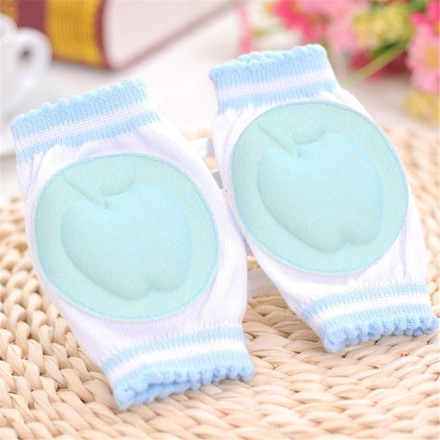 Bảo vệ đầu gối chống trượt cho bé tập đi, miếng đệm đầu gối thoáng khí, 13*9CM (Hồng), 13*9CM (Đỏ), 13*9CM (Vàng), 13*9CM (Xanh lá), 13*9CM (Xanh dương)