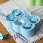 Khuôn kem que tự làm mini sáng tạo bằng silicone thân thiện với môi trường, hình chữ nhật