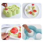 Khuôn kem que tự làm mini sáng tạo bằng silicone thân thiện với môi trường, hình chữ nhật