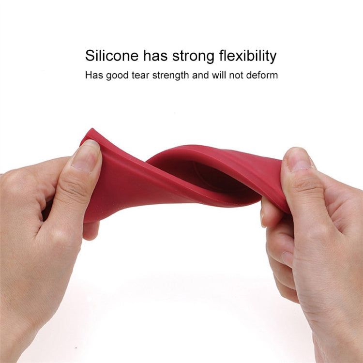 Bao tay cầm nồi silicone chống trượt cho nhà bếp, tay cầm nồi dày mềm